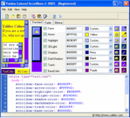 Yaldex Colored ScrollBars 1.6 screenshot